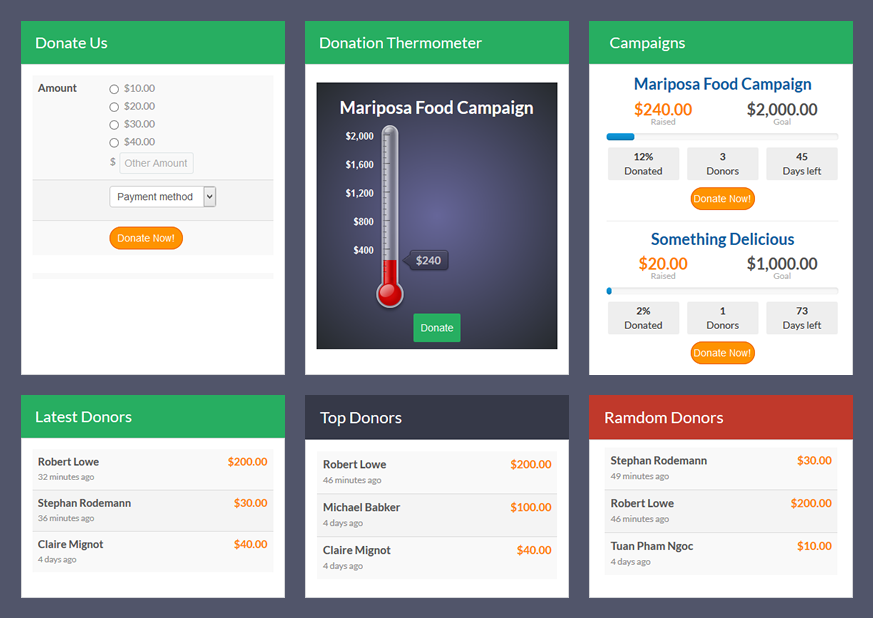 Joom Donation Modules
