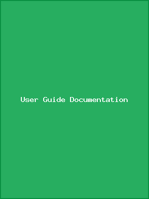 User Guide Documentation